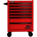Homak Manufacturing Homak RS Pro Series 27"W X 24"D X 39"H 7 Drawer Red Roller Tool Cabinet RD04027770